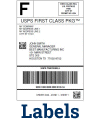 parcel labels